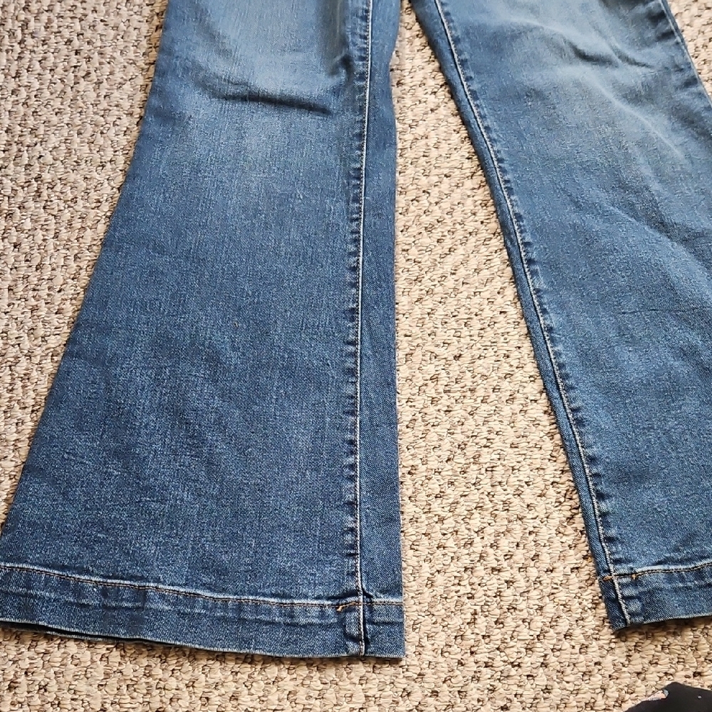 Jessica Simpson True Love Women's Blue Wide Leg Trouser Flare Jeans 24 - Picture 4 of 6